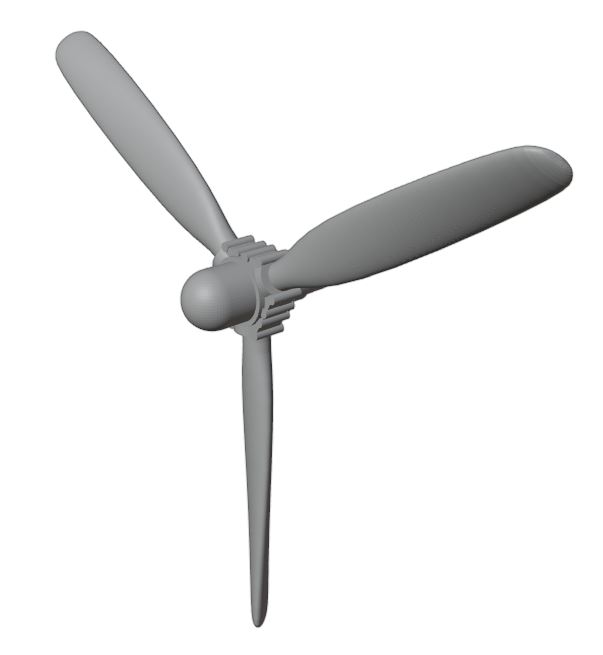 P2004 B-25B propellers